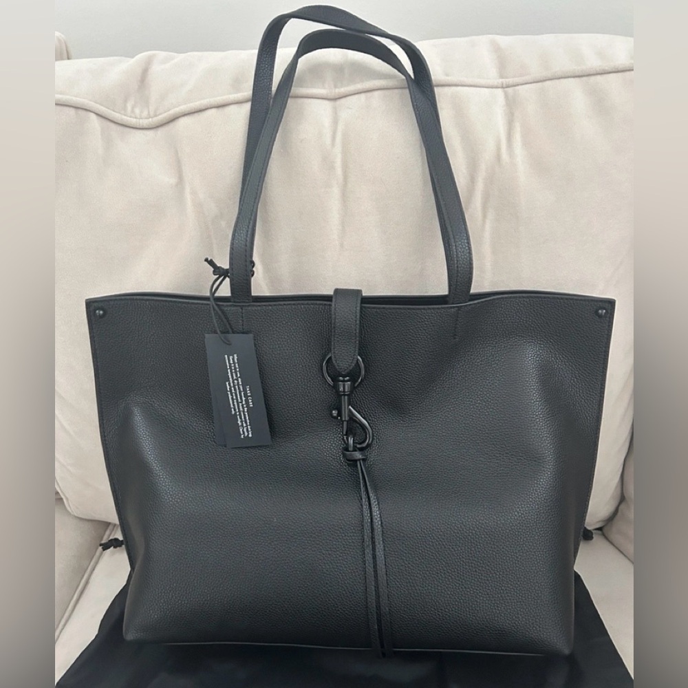 NEW Rebecca Minkoff Megan Tote Handbag Black NWT